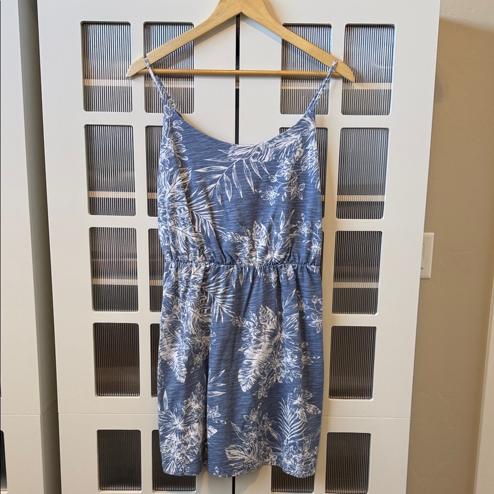 Old Navy Blue and White Floral Mini Dress